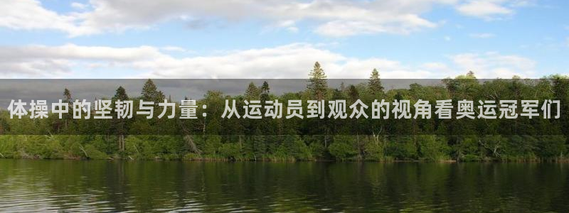 尊龙官方平台体育：体操中的坚韧与力量：从运动员到观众